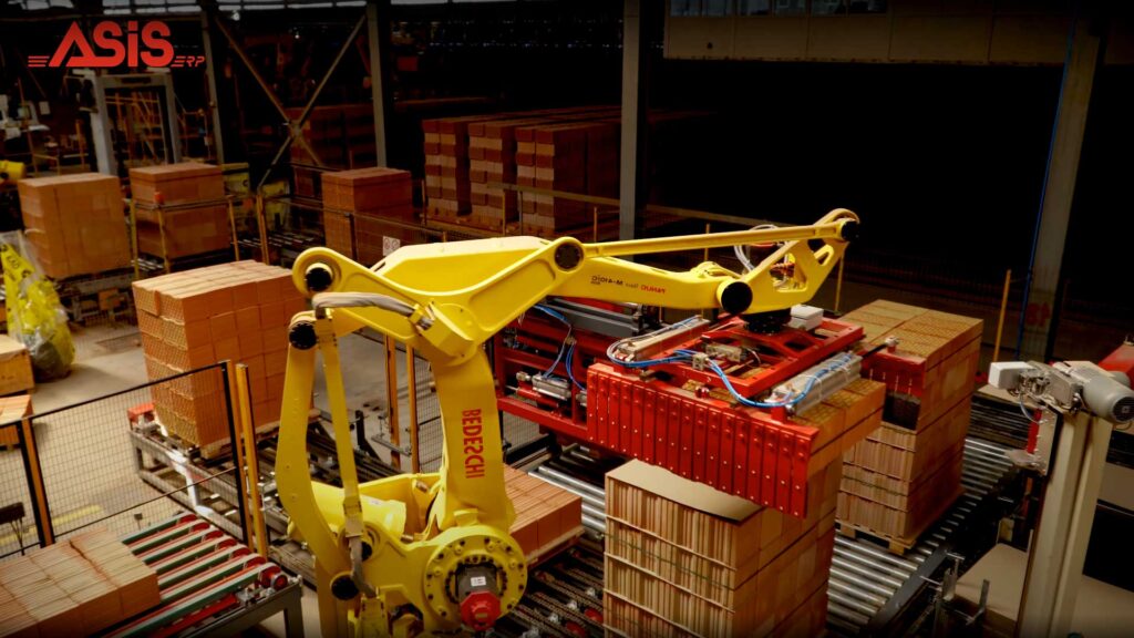 Roboti industriali la fabrica Cemacon | ASiS ERP
